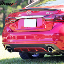 Load image into Gallery viewer, 2014-2024 Infiniti Q50 Sedan OE Factory Trunk Spoiler Carbon Fiber