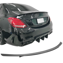 Load image into Gallery viewer, 2015-2021 Mercedes Benz W205 Sedan 4-Door B Style Trunk Spoiler ABS