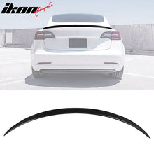 Load image into Gallery viewer, 2017-2023 Tesla Model 3 Performance Style Carbon Fiber Trunk Spoiler