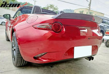 Load image into Gallery viewer, 2016-2025 Mazda MX-5 Miata ND 4th Trunk Spoiler V Style Carbon Fiber