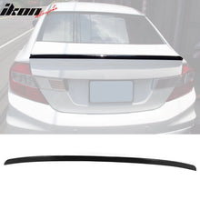 Load image into Gallery viewer, 2012-2015 Honda Civic 4Dr D Style #NH547 Berlina Black Trunk Spoiler
