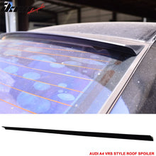 Load image into Gallery viewer, 2005-2008 Audi A4 B7 VRS Style Unpainted Black Roof Spoiler PUF