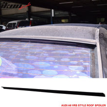 Load image into Gallery viewer, 2005-2011 Audi A6 C6 VRS Style Unpainted Black Roof Spoiler PUF