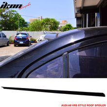 Load image into Gallery viewer, 2010-2016 Audi A8 4H VRS Style Unpainted Black Roof Spoiler PUF