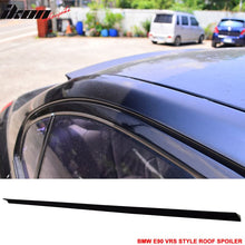 Load image into Gallery viewer, 2005-2011 BMW 3-Series E90 VRS Style Unpainted Black Roof Spoiler PUF