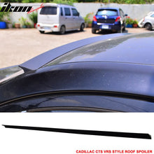 Load image into Gallery viewer, 2008-2013 Cadillac CTS 4Dr VRS Style Unpainted Black Roof Spoiler PUF