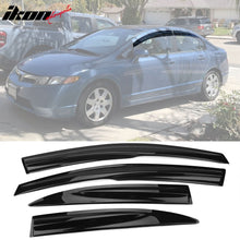 Load image into Gallery viewer, 2006-2011 Honda Civic Sedan Window Visors Polycarbonate