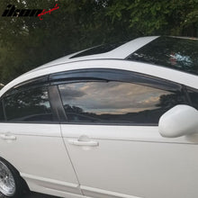 Load image into Gallery viewer, 2006-2011 Honda Civic Sedan Window Visors Polycarbonate