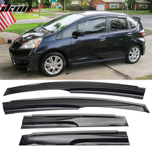 Load image into Gallery viewer, 2009-2013 Honda Fit Tape on Mugen Style Smoke Window Visor Shade ABS