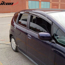 Load image into Gallery viewer, 2009-2013 Honda Fit Tape on Mugen Style Smoke Window Visor Shade ABS