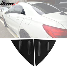 Load image into Gallery viewer, 2014-2019 Benz W117 C117 CLS-Class 4Dr Matte Black Side Window Louvers