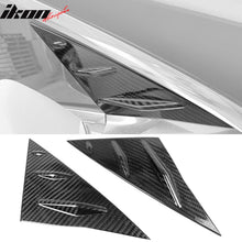 Load image into Gallery viewer, 2017-2023 Tesla Model 3 Front Window Vent Carbon Fiber Louver Cover
