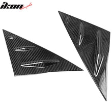 Load image into Gallery viewer, 2017-2023 Tesla Model 3 Front Window Vent Carbon Fiber Louver Cover