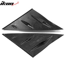 Load image into Gallery viewer, 2017-2023 Tesla Model 3 Front Window Vent Carbon Fiber Louver Cover