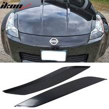 Load image into Gallery viewer, 2003-2008 Nissan 350Z 2Dr Headlight Eyelids Eyebrows Cover ABS