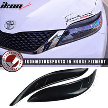 Load image into Gallery viewer, 2011-2017 Toyota Sienna Headlight Eyelids Eyebrows Cover ABS