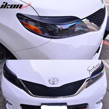 Load image into Gallery viewer, 2011-2017 Toyota Sienna Headlight Eyelids Eyebrows Cover ABS