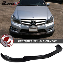 Load image into Gallery viewer, 2012-2014 Benz C Class W204 LCI Front Bumper Lip Carbon Fiber