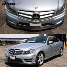 Load image into Gallery viewer, 2012-2014 Benz C Class W204 LCI Front Bumper Lip Carbon Fiber