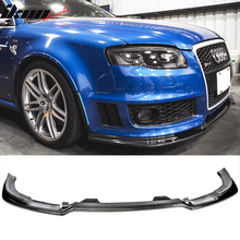 Load image into Gallery viewer, 2006-2008 Audi A4 B7 Sedan Front Bumper Lip Carbon Fiber