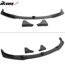 Load image into Gallery viewer, 2017-2023 Tesla Model 3 V Front Bumper Lip 3PC - Forged Carbon Fiber