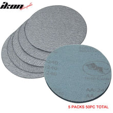 Load image into Gallery viewer, 50PC 5in 127mm 240 Grit Auto Sanding Disc Sandpaper Sheets Sand Paper