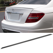 Load image into Gallery viewer, 2008-2014 Mercedes-Benz W204 Sedan PV Style Black Trunk Spoiler PUF