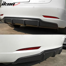 Load image into Gallery viewer, 2017-2023 Tesla Model 3 V Style Unpainted Rear Bumper Diffuser ABS