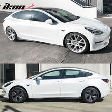 Load image into Gallery viewer, 2017-2023 Tesla Model 3 V Style Unpainted Side Skirts Extension 6PC PP