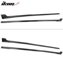 Load image into Gallery viewer, 2017-2023 Tesla Model 3 V Matte Black Side Skirts Extension 6PC PP