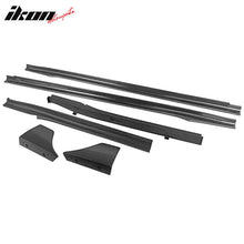 Load image into Gallery viewer, 2017-2023 Tesla Model 3 V Matte Black Side Skirts Extension 6PC PP