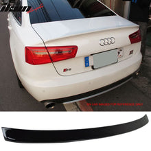 Load image into Gallery viewer, 2012-2014 Audi A6 C7 Sedan 4Dr D Style Painted ABS Trunk Spoiler Wing