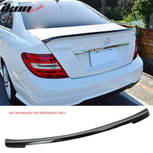 Load image into Gallery viewer, 2008-2014 Benz C Class W204 Sedan Ikon 2 Style Carbon CF Trunk Spoiler