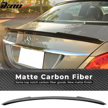 Load image into Gallery viewer, 2015-2021 Benz W205 C Class Sedan V Style Carbon Fiber Trunk Spoiler