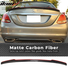Load image into Gallery viewer, 2015-2021 Benz W205 C Class Sedan Carbon Fiber Red Line Trunk Spoiler