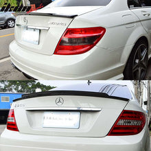 Load image into Gallery viewer, 2008-2014 Mercedes Benz C-Class W204 V Style Trunk Spoiler - ABS