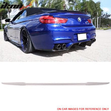 Load image into Gallery viewer, 2012-2018 BMW 6 Series F12 Convertible V Style Trunk Spoiler Wing ABS