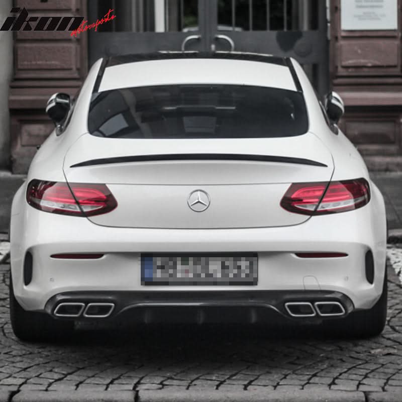 2015-2021 Benz C-Class C205 Coupe AMG Style Trunk Spoiler ABS