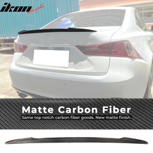 Load image into Gallery viewer, 2014-2020 Lexus IS250 IS350 4Dr Ikon Style Carbon Fiber Trunk Spoiler