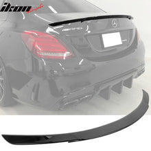 Load image into Gallery viewer, 2015-2021 Benz W205 C Class B Style ABS Trunk Spoiler Painted Black