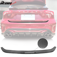 Load image into Gallery viewer, 2018-2020 Ford Focus Hatchback V Style Rear Bumper Guard Carbon Fiber