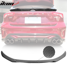 Load image into Gallery viewer, 2018-2020 Ford Focus Hatchback V Style Trunk Spoiler Wing Carbon Fiber