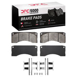 DFC 86-92 Ford CF6000 Front 5000 Advanced Semi Metallic Brake Pads and Hardware Kit