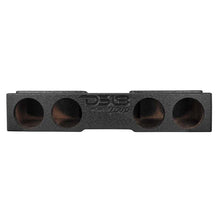 Load image into Gallery viewer, DS18 4 x 8in Forward Firing Underseat Ported Box Subwoofer Enclosure Black Spray Liner Paint Finish