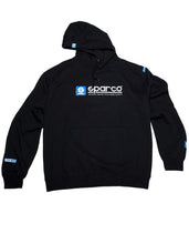 Load image into Gallery viewer, Sparco Sweatshirt Hooded WWW White LRG
