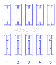 Load image into Gallery viewer, King Engine Bearings Nissan Sr20DE (Size +.026mm) Main Bearing Set