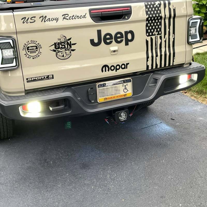 Oracle Rear Bumper LED Reverse Lights for Jeep Gladiator JT - 6000K NO RETURNS