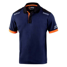Load image into Gallery viewer, Sparco TW Polo - Large - Navy/Orange
