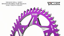 Load image into Gallery viewer, Vortex Racing 42 Tooth 520 Rear Sprocket - Purple