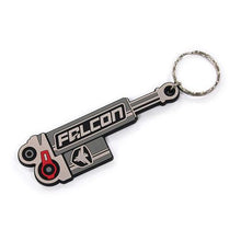 Load image into Gallery viewer, FALCON SHOCK LOGO KEYCHAIN - 3.5”